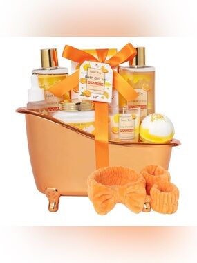 Orange & Lemon Bath Gift Set - Orange